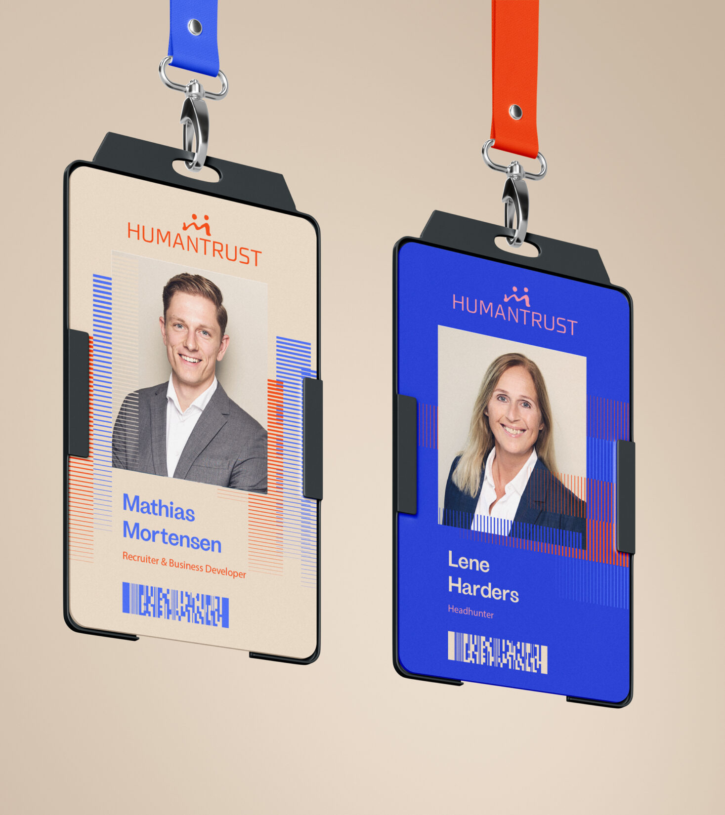 HumanTrust Visuel identitet  medarbejder kort 