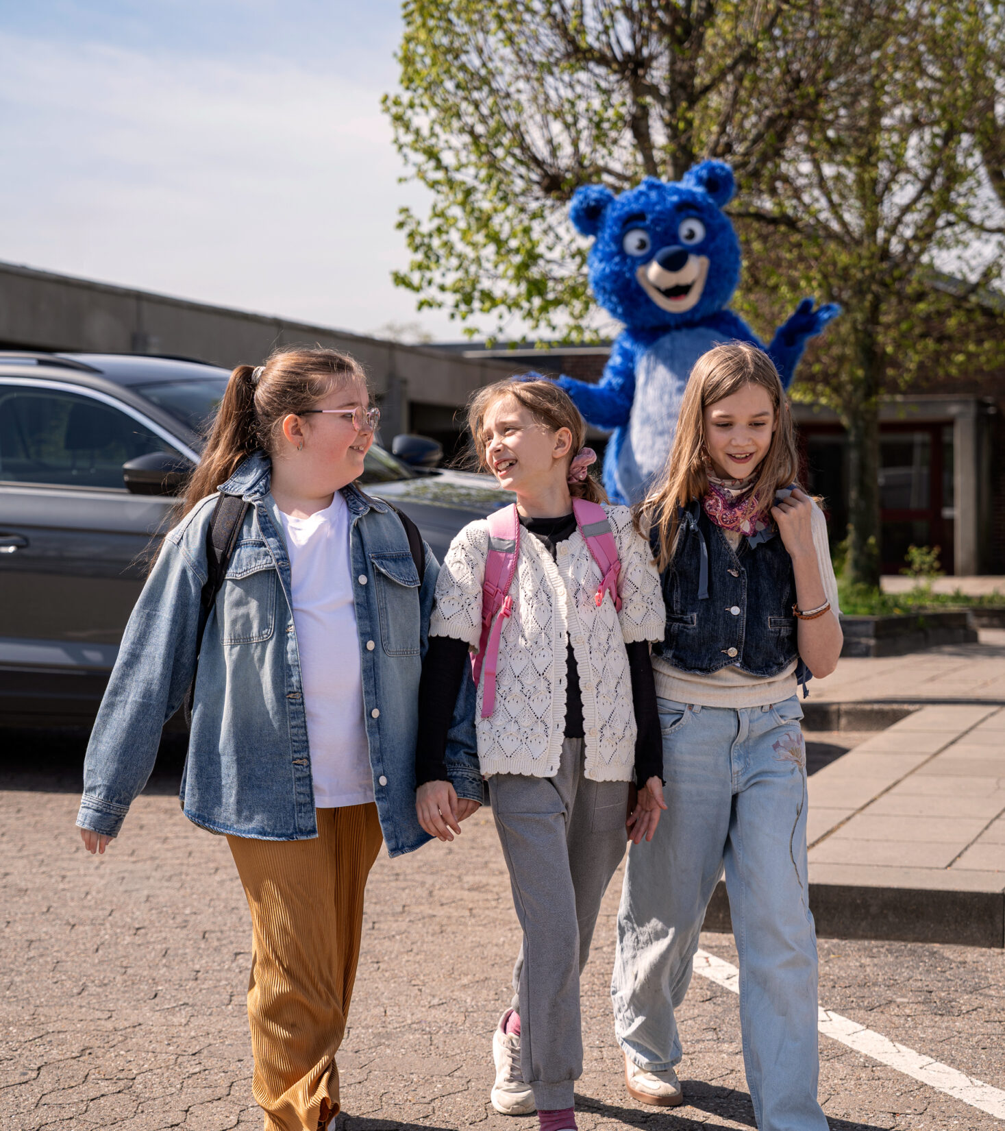 Still fra kampagnefilm produceret for Horsens Kommune om børns selvstændighed og skolevej
